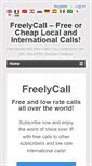 Mobile Screenshot of freelycall.com